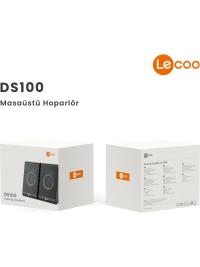 LENOVO LECOO DS100 1+1 Siyah 6w RMS Hoparlör RGB Ledli